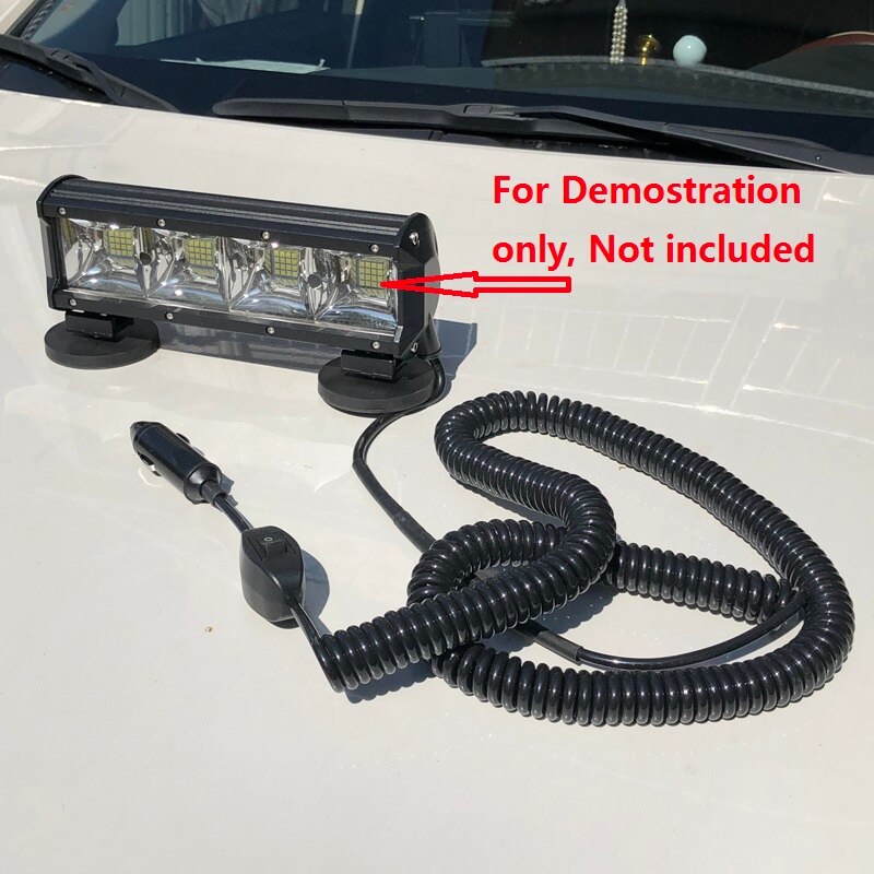 2-core spring wire spiral cable 3m 8m black power cord expandable wire retractable Wiring for For Heater Fan Siren Alarm Speaker