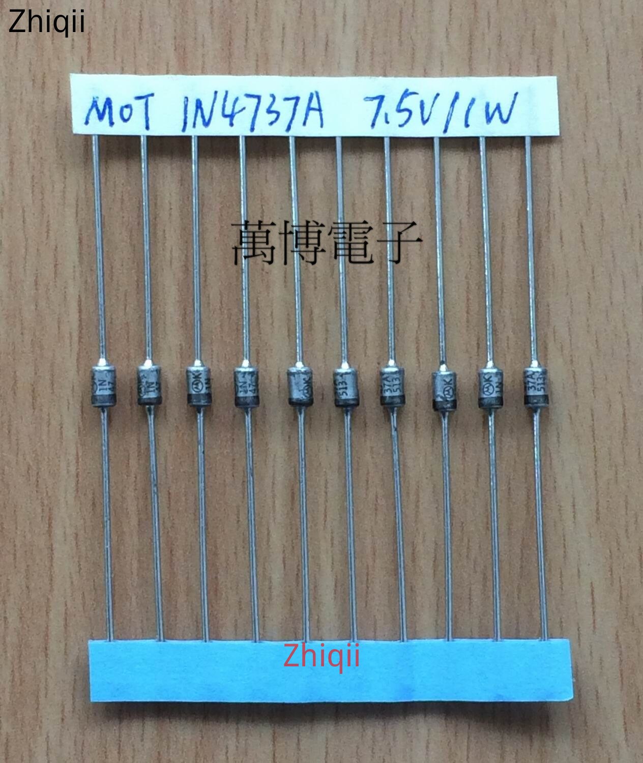 30 Stks/partij Mot 1N4737A Originele Diode IN4737A 7.5V 1W Zenerdiode 1N4737 IN4737