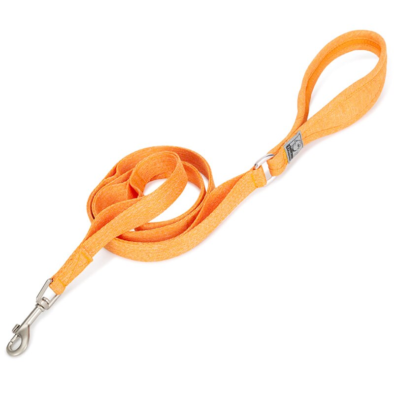 Truelove-Correa de cuerda ecológica para perro, correa de seguridad reciclada de liberación rápida para mascotas pequeñas y medianas, transpirable, para entrenamiento de perros y caminar: Yellow / M