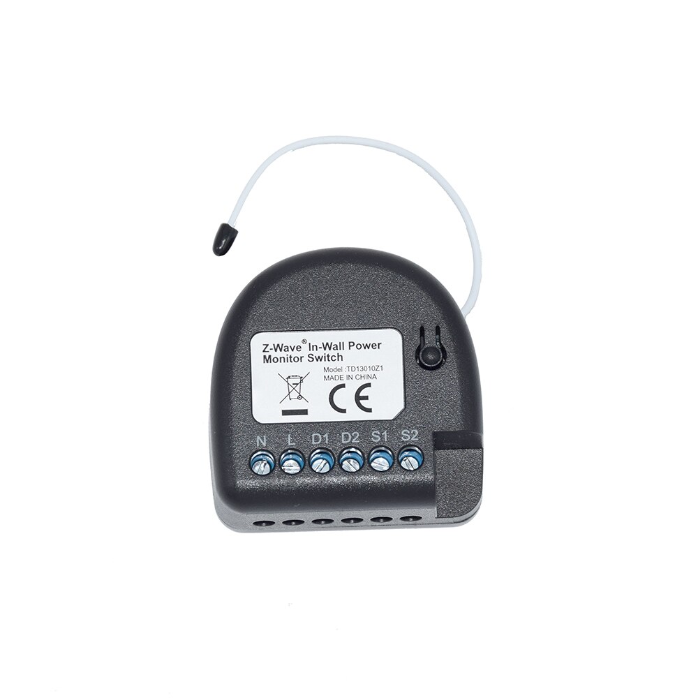 Z-wave plus module d'insertion double relais interrupteur zéro traversée avec fonction de compteur d'énergie, prise en charge SmartStart (remplace le TZ74)