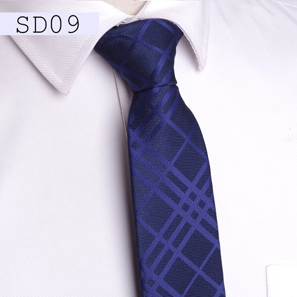 Mænd slips 7cm slips mænd & #39 ;s vestidos business bryllup slips mandlige kjole legame gravata england striber jacquard vævet: Sd09