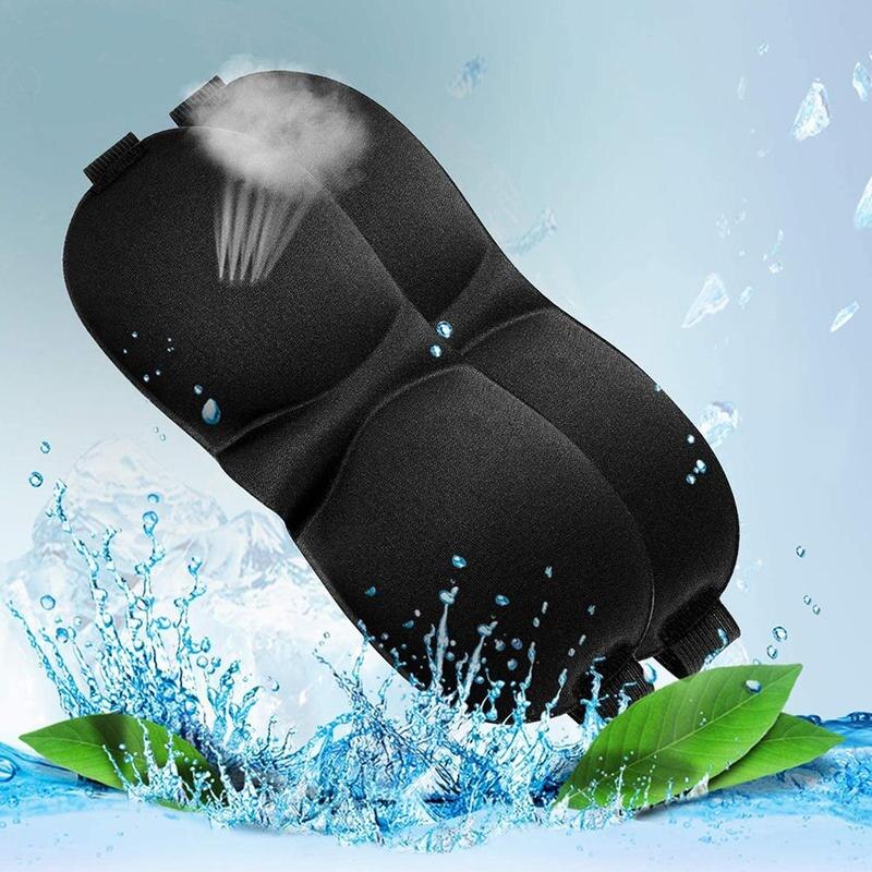 3D Sleep Mask Sleeping Eye Mask Yes / No nose Eyeshade Cover Shade Eye Patch Women Men Soft Portable Blindfold Travel Eyepatch