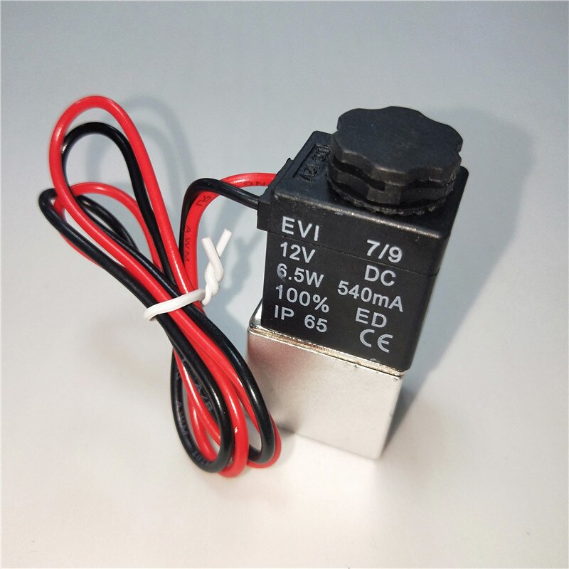 Dc 12v 24v 110v 220v 380v magnetventil 1/8 " 2- vejs normalt åbne direktevirkende pneumatiske ventiler til vandluftgas