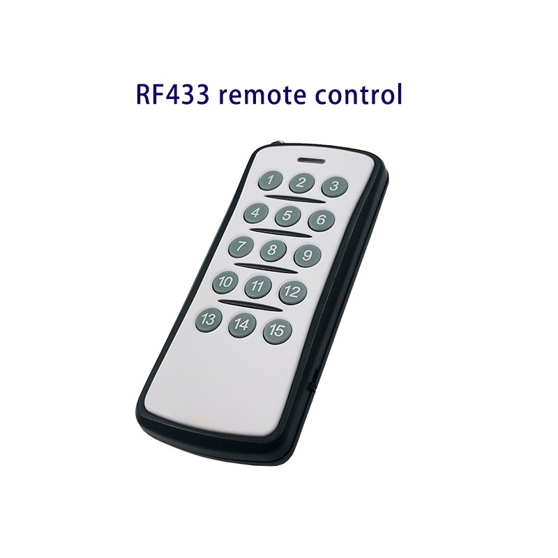 RF wireless remote control 433 frequency used with touch switch pairing Effective distance 1000m