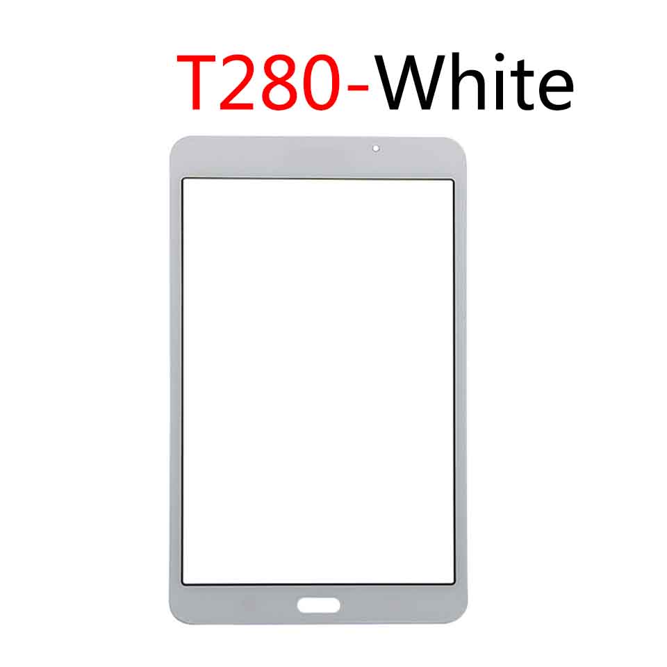 10Pcs\Lot For Samsung Galaxy Tab T280 T285 T290 T295 Wifi LTE Touch Screen Digitizer Panel Sensor Front Outer LCD Glass With OCA: Red