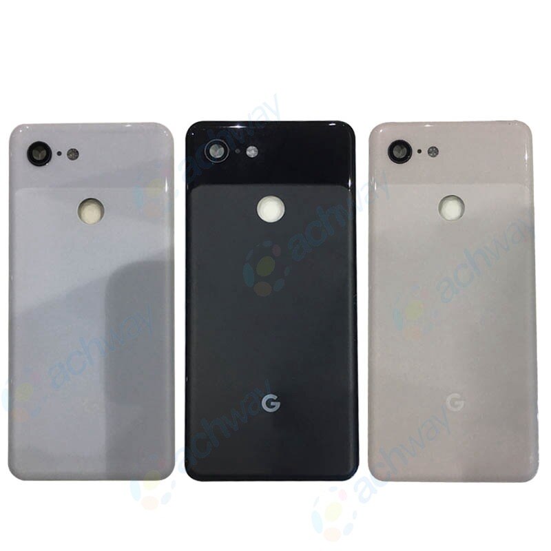 Cubierta de batería para Google Pixel 3, carcasa trasera de puerta de vidrio, carcasa trasera 3XL para HTC Google Pixel 3 XL, cubierta de batería de vidrio