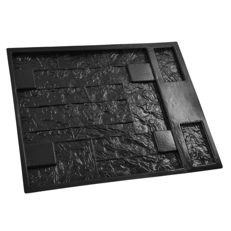 Wall Mold Form DIY Recyclable Wear Resistant Individuality ABS Concrete Molds for Garden Home Decoration Stepping Stone Molds