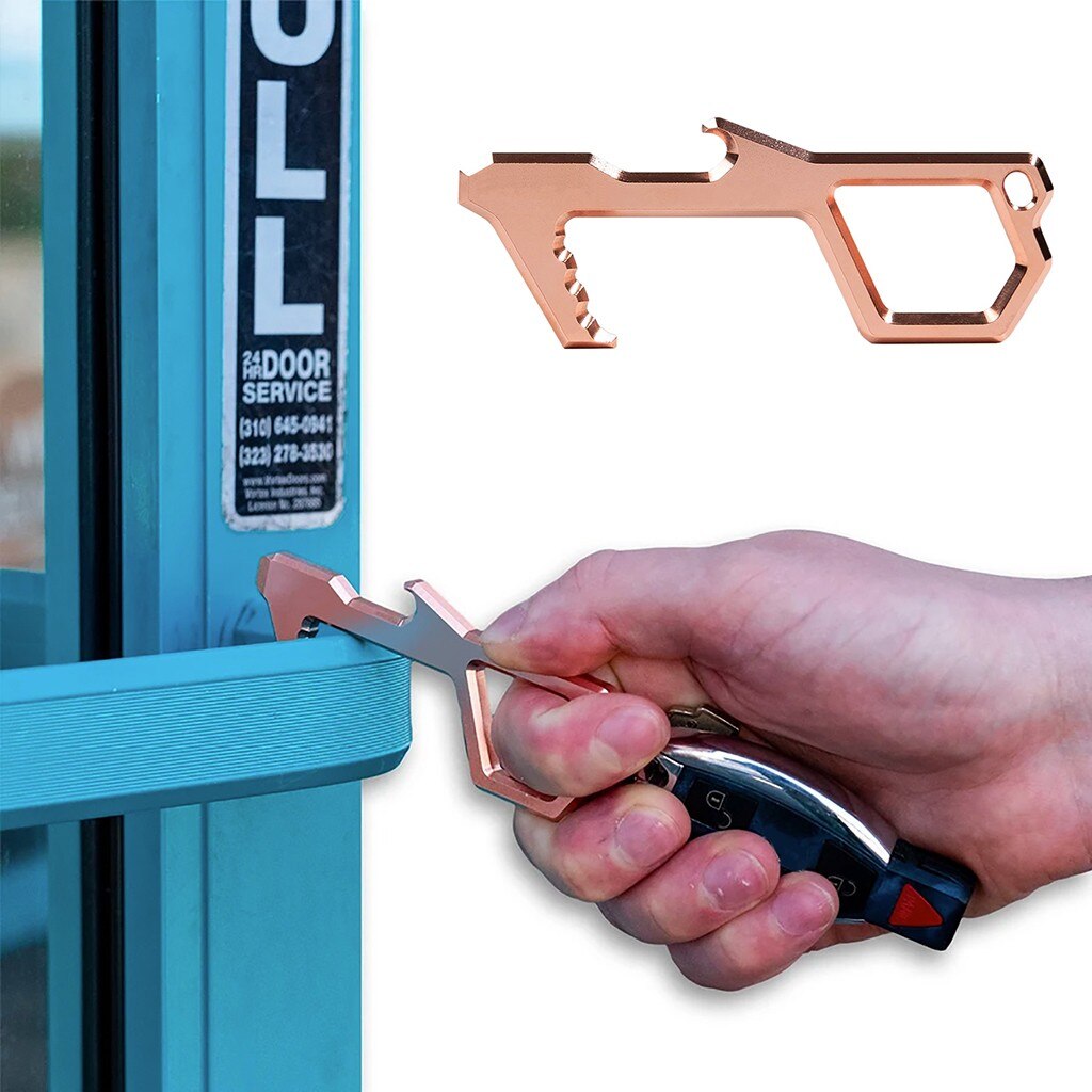 Poignée Clé De Sécurité Pour Porte D'ascenseur - Métal Doré - Neuf