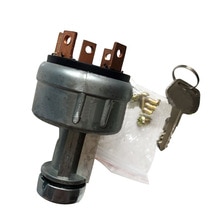 Tändningslås med 6 stift och 2 nycklar 08086-10000 08086-00000 för komatsu grävmaskin  pc200-2 pc200-3 yanmar john deere 650 750