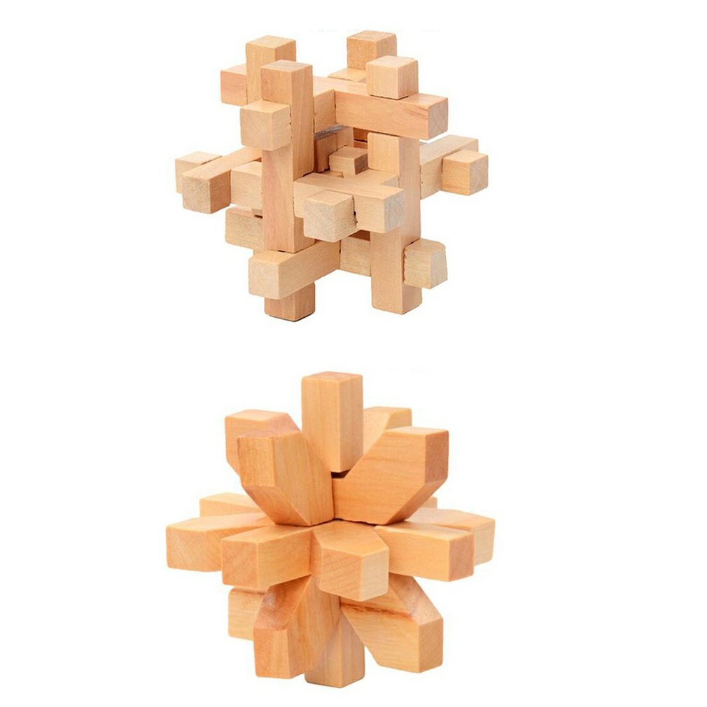Chinese Ancient Lock Children's Puzzle Solving Manual Brain Toys Early Education Brain Development Toys