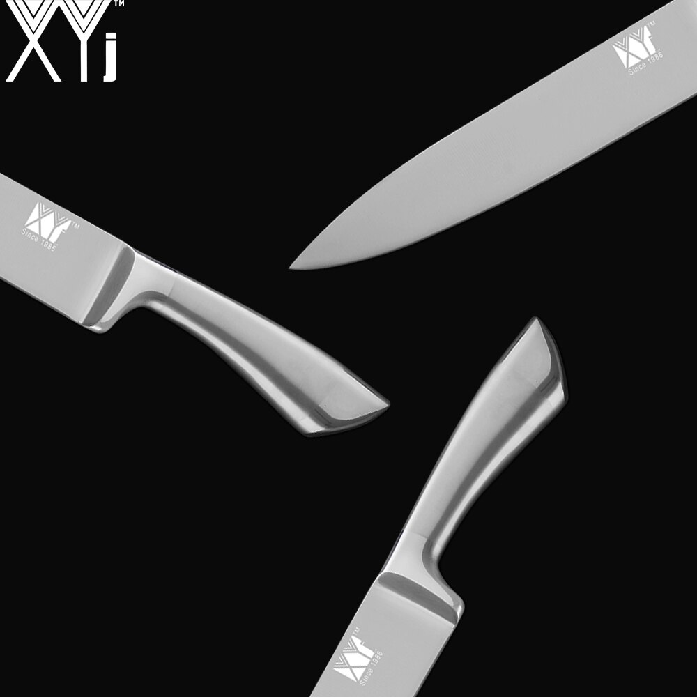 XYj Rvs Koken Mes Hoge Carbon Blade Rvs Handvat Chef Brood Snijden Santoku Utility Paring Messen