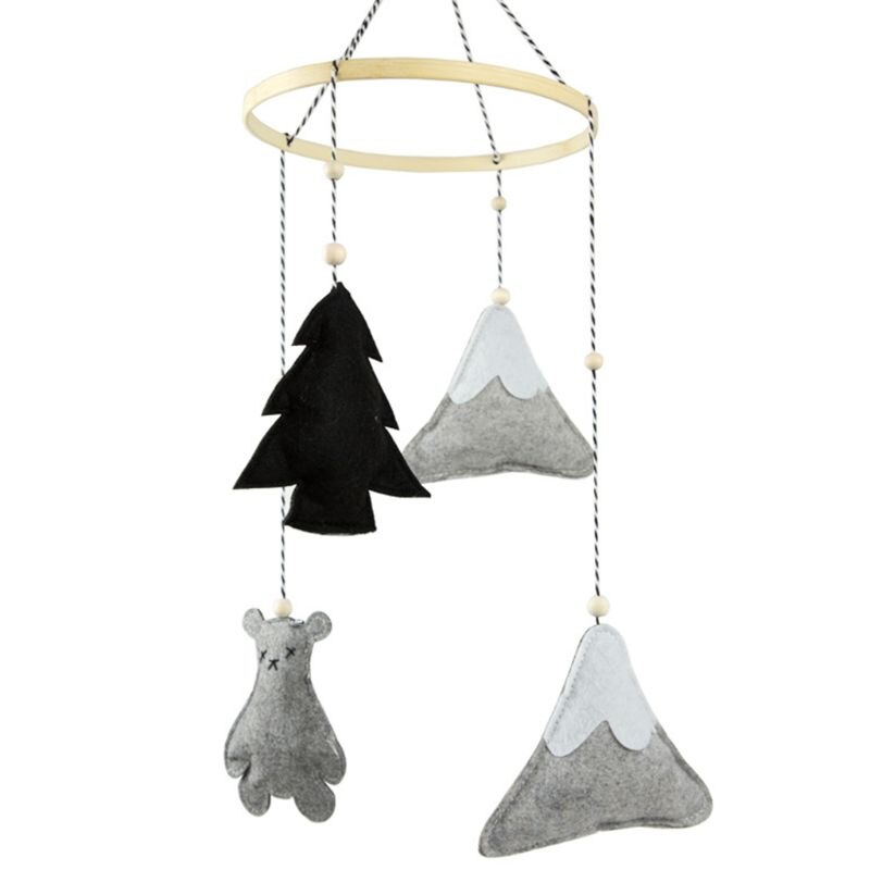 Baby Toddler Rattles Mobile Toys Crib Toy Bed Hanging for Baby Newborn Kids Crib Bed Bell Carousel Cots Handmade Room Decoration: 47-2