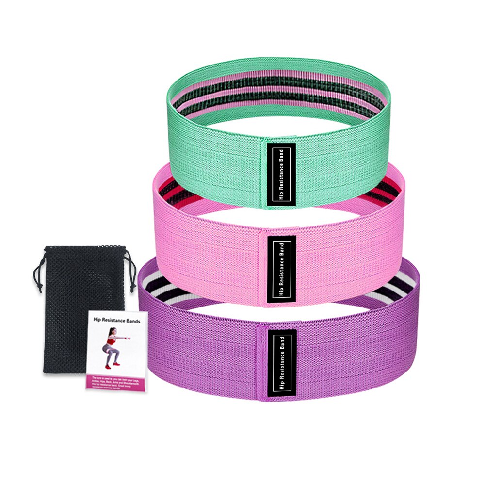 Sfit vrouwen oefencirkelband yoga sport weerstandsbanden pilates spier heuptraining rubberen lussen fitnessapparatuur: Multi