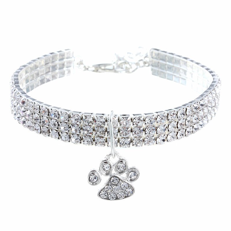 Chat chien collier homme fait diamant incrusté collier de chien collier pour animaux de compagnie couleur mixte élastique bijoux collier produit pour animaux de compagnie S/M/L TXTB1