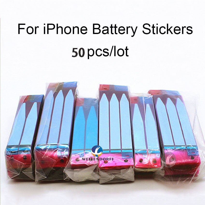 50 teil/los Batterie Aufkleber Für iPhone 11 Pro Max 11Pro X XS XSM Max XR 8 8P 7 7P 6 6P 6S 6SP Plus 5 5S 5C SE 4 4S Klebstoff