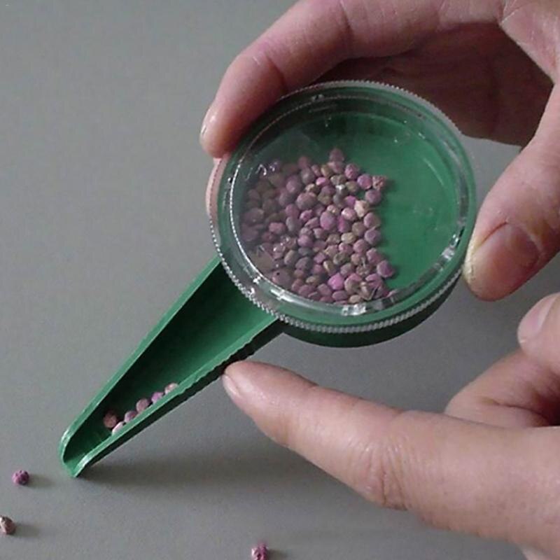 4 In 1 Adjustable Size Seeder Dial Adjustable Seed Dispenser Seeder Plastic Seed Diffuser Farm Plant Garden Tool Supply Kit