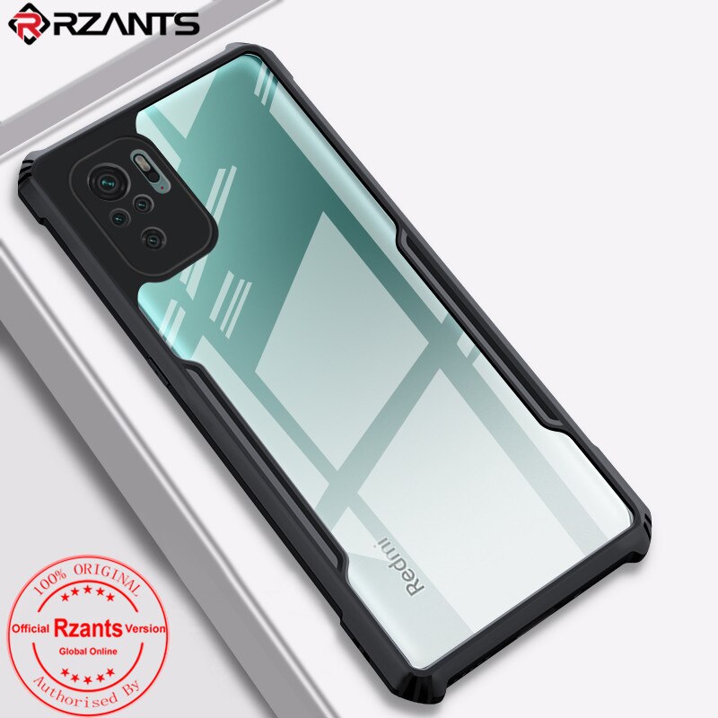 [Kever] Voor Redmi Note10, Airbag Case, Note10Pro ,Note10Promax Shockproof Cover Voorzien Cases, transparant Acryl Shell