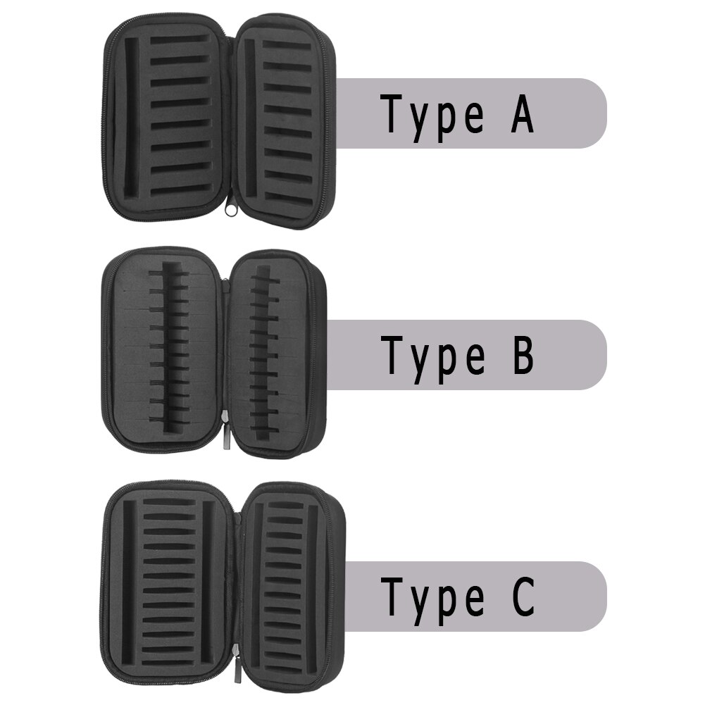 Portable Fly Fishing Lure Storage Case Spinner Spoon Bait Foam Trout Flies Fishook EVA Container Bag Fishing Accessories Tools