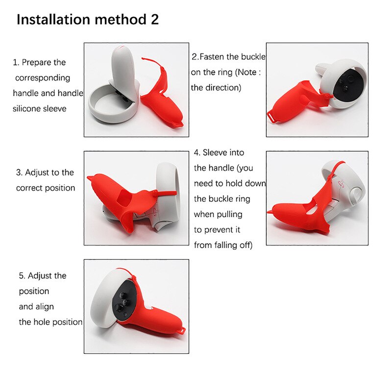 Vr Controller Grip Covers Voor Oculus Quest 2 Anti Beschermende Handvat Mouw Vr Handvat Cover Game Controller Grip