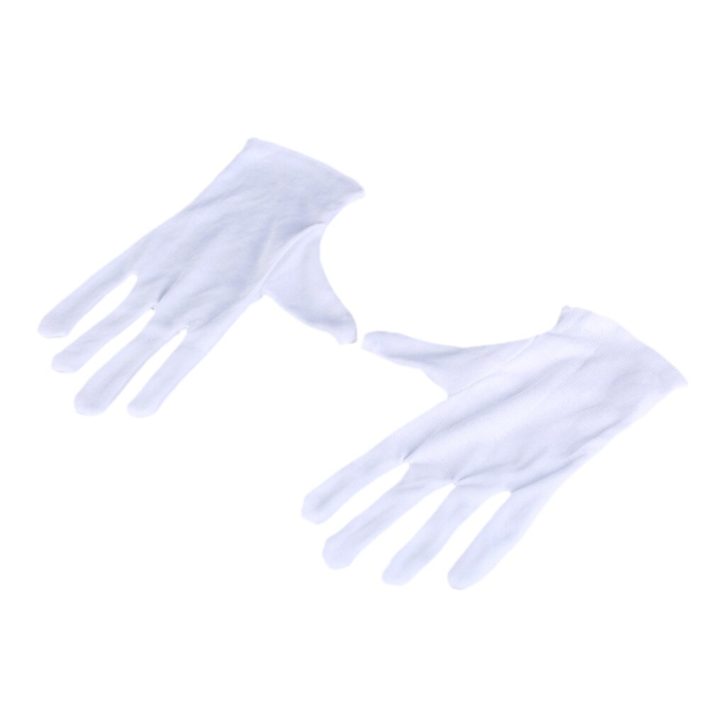 Instrumento Musical blanco suave y sin pelusa rendimiento guantes para saxofón trompeta flauta clarinete bandas de marcha