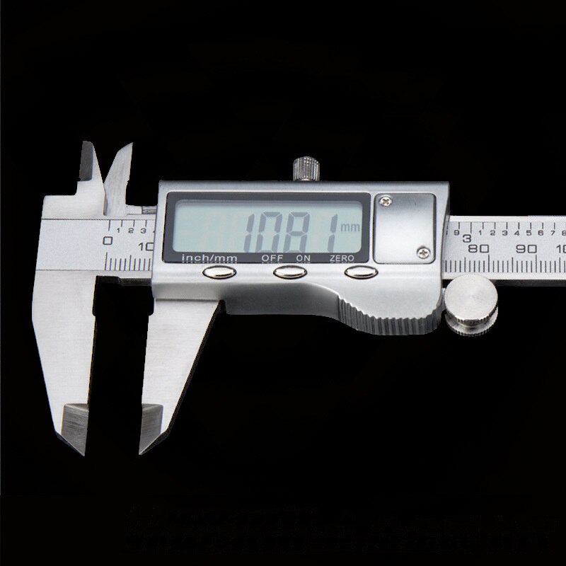 Pasómetro Digital de acero inoxidable, calibrador Vernier de 0-150mm y 6 pulgadas, pasómetro, calibrador vernier de profundidad