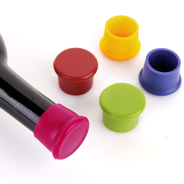 Propper af silikone vinflaske godkendt fødevarekvalitet silikone holdbar fleksibel vinflaske prop