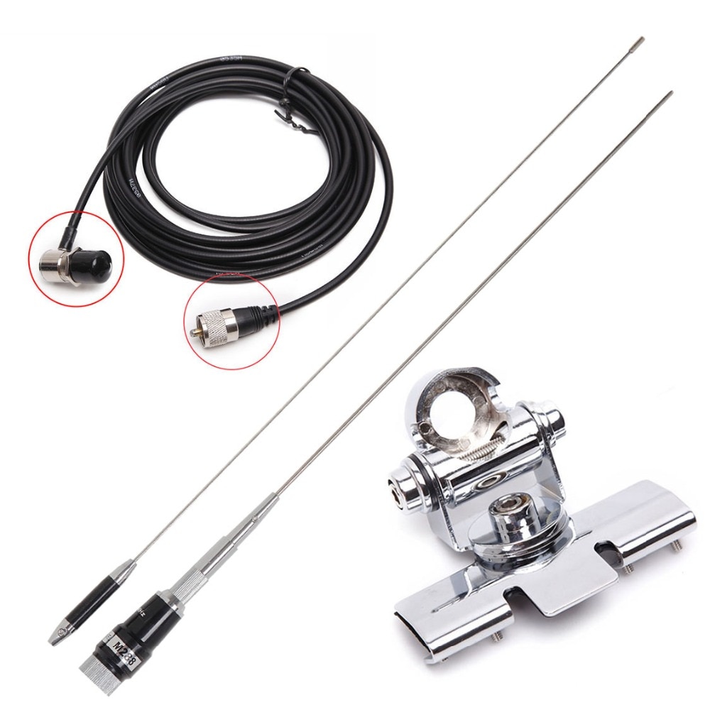 NAGOYA M288 double bande VHF/UHF 144/430MHz 3.5/6.0dBi haut Gain Radio de voiture Amateur Mobile/Station antenne mise à niveau M285 antenne