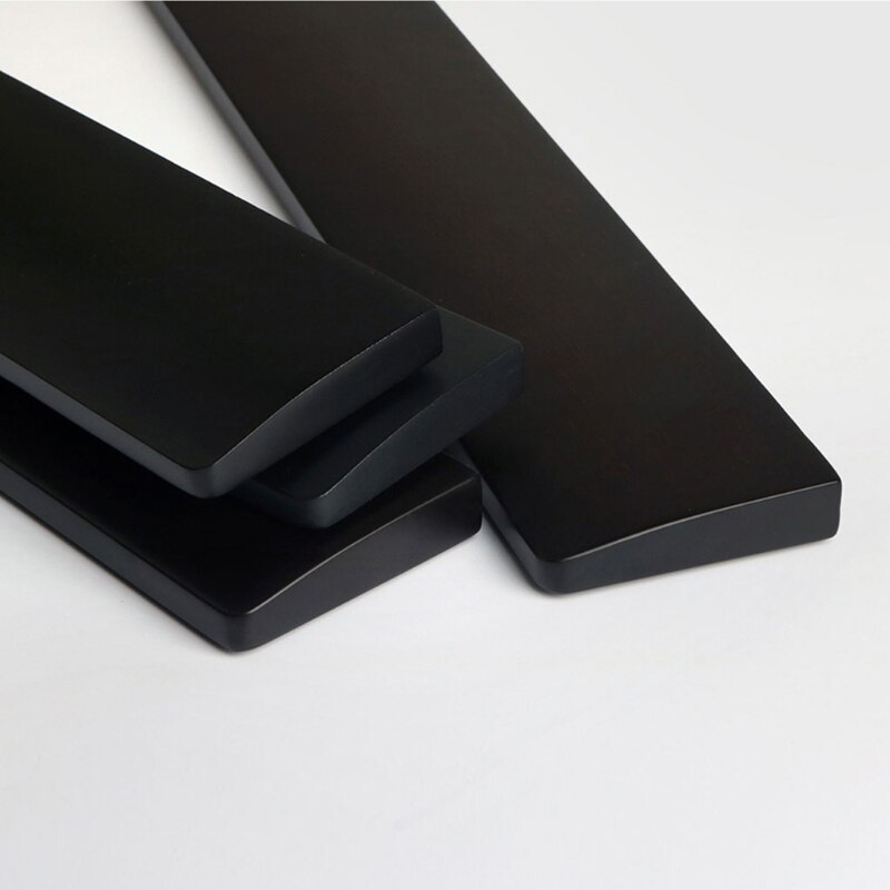 Black Wood Wrist Rest Pad Keyboard Wrist Rest Support Protection With Anti-Slip Pad for 60/68/87/104 key Mechanical Keyboard C26