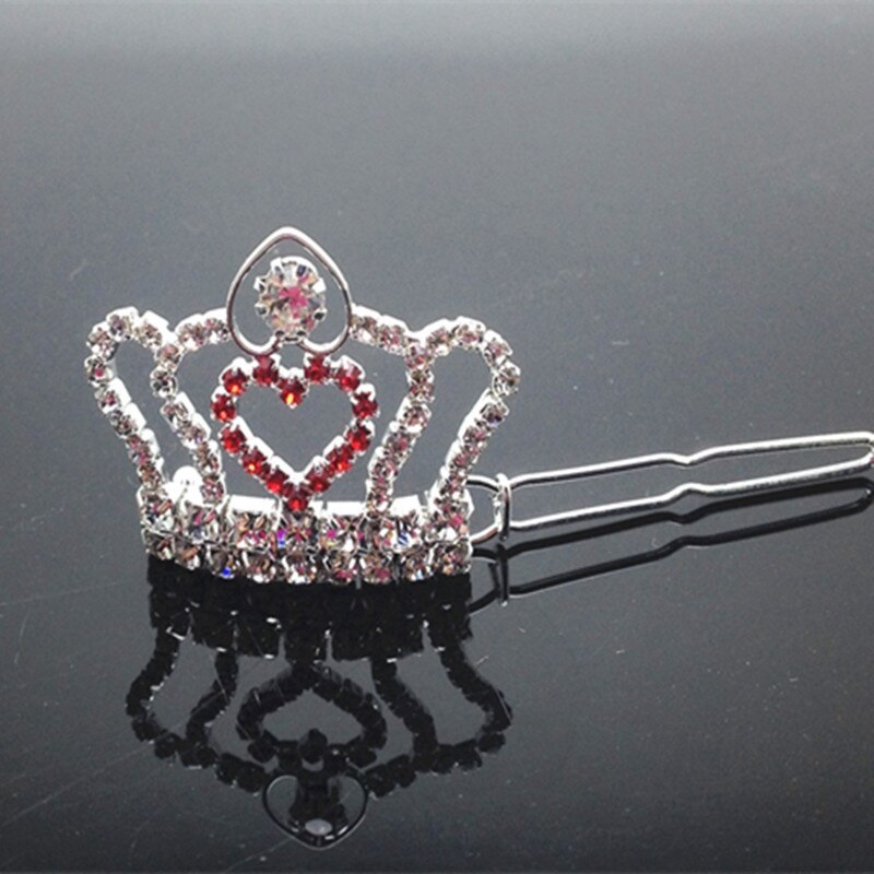 Smuk kæledyrslegering hårspænde rhinestone stil hund hovedbeklædning sød sløjfe blomst hårnåle multifarve hunde hår tilbehør: Stil 8