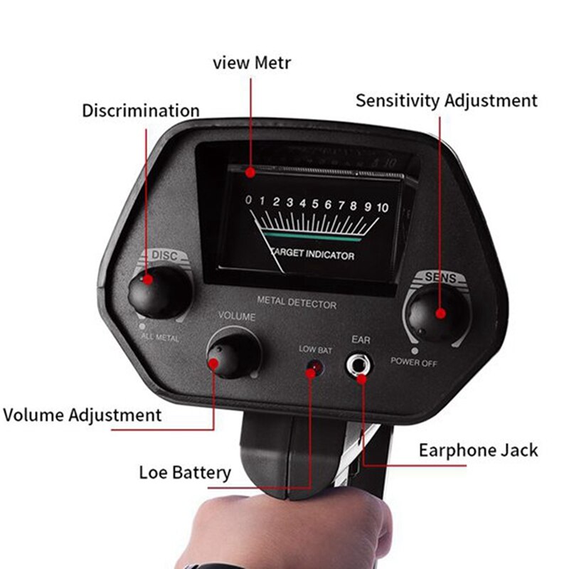 MD4030 Underground Metal Detector Gold Detector Digging Treasure Prospecting