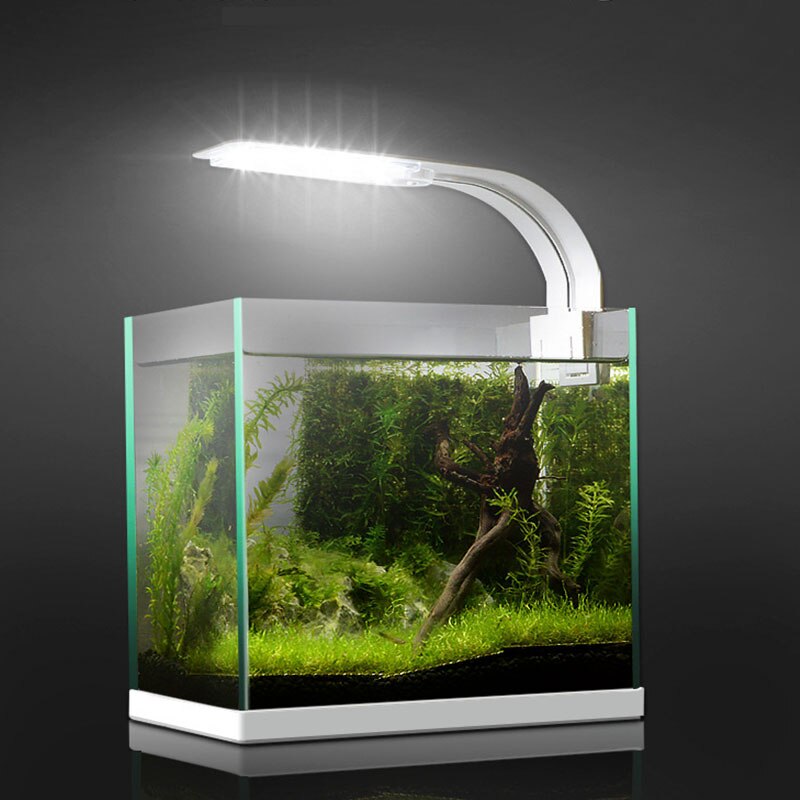 Finether-luz de acuario LED, iluminación para plantas, superfino, 24 peceras brillantes, acuario, agua interior, jardín, plantas domésticas