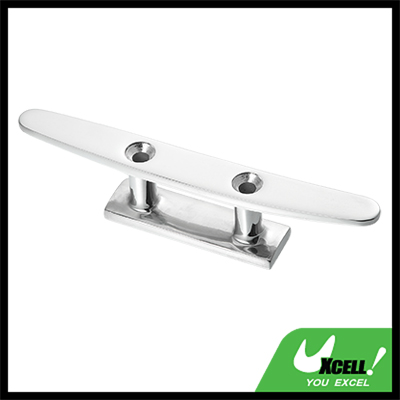 UXCELL 4-6 Inch 100-150mm Rvs Boot Vlaggenmast Cleat Hook Deck Cleats Touw Cleat Handvat Universeel voor Marine Boot: Oranje
