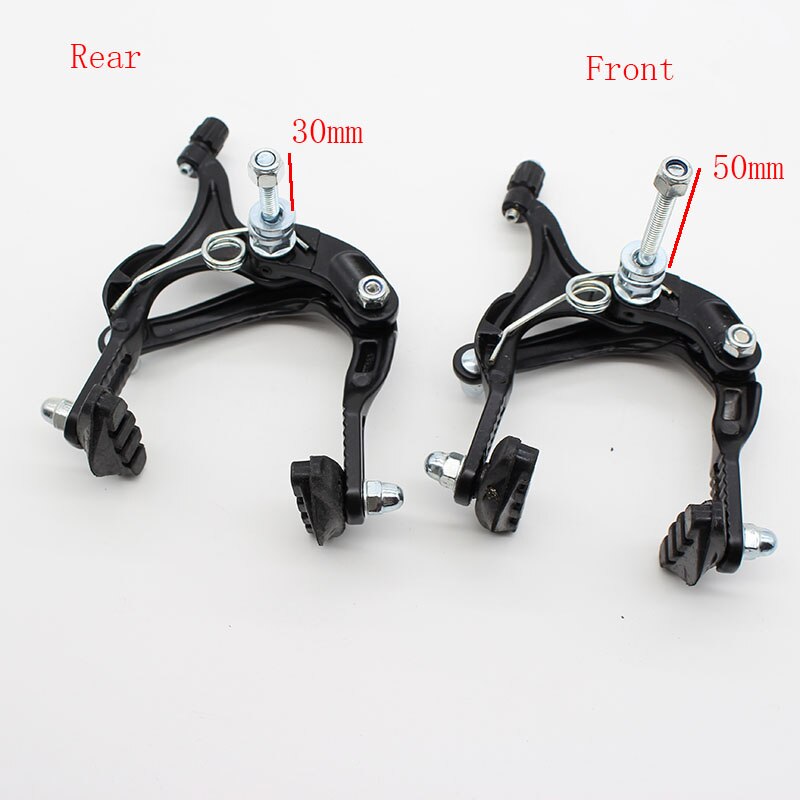 Fiets Rem Klem Aluminiumlegering Lange Arm Klem Biaxial Klem BT410 Vouwfiets Klem Fiets Accessoires: Black 1 set