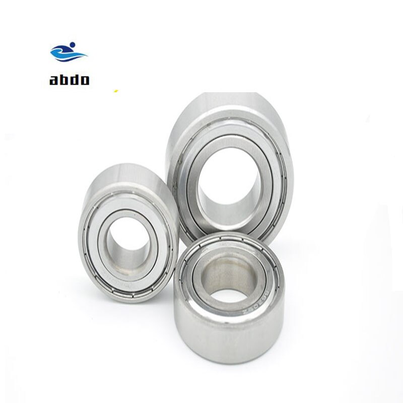 5 stk abec -5 mr117zz mr117z mr117 zz 7*11*3 mm rustfritt stål miniatyrtynnvegg dypsporkulelager