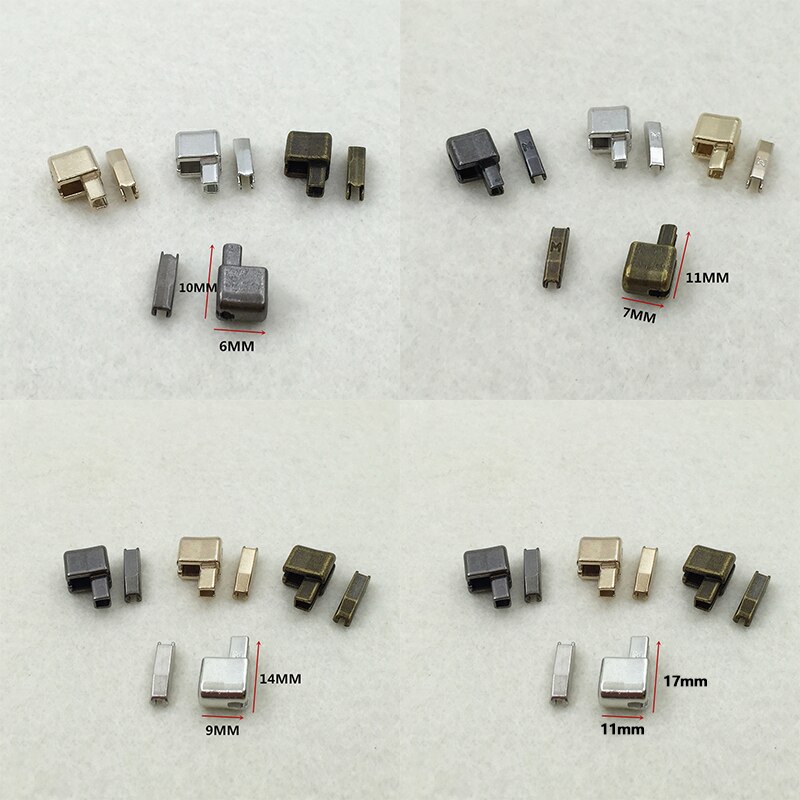 5 Sets Metal Repair Zipper Stopper Open End Zip Stopper DIY Sewing Zipper Accessories 3# 5# 8# 10# Alloy Zip Stoppers