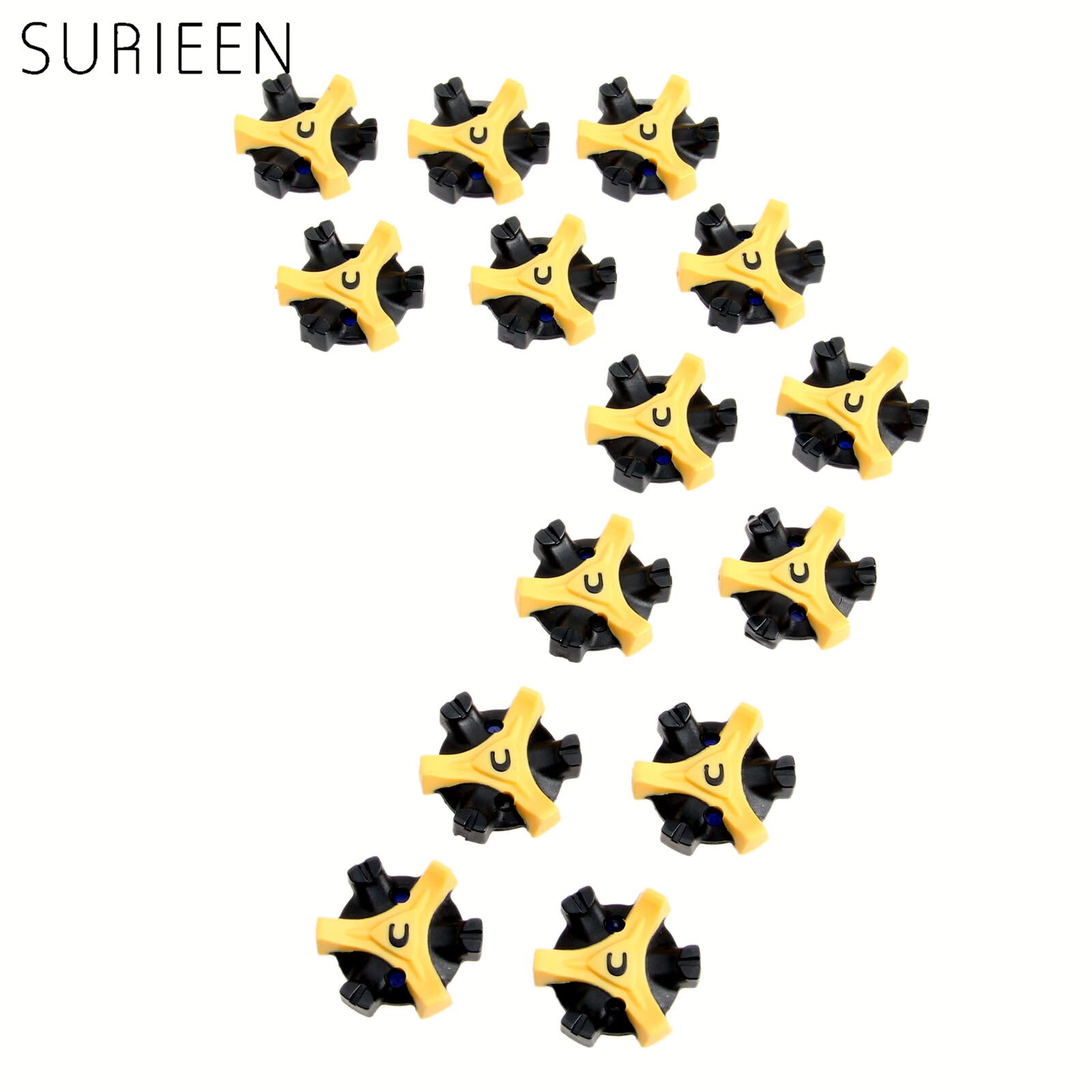 14Pcs Golf Schoenen Spikes Softspikes Fast Twist Cleat Champ Tri-Lok Schroef Studs Stinger Golf Schoen Spikes Vervanging training Aids