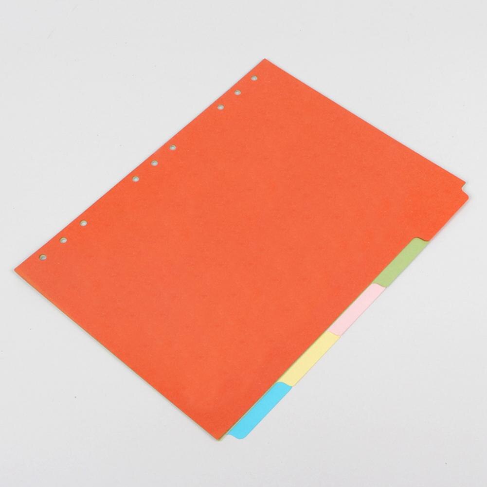 Duże 5 szt. Trwałe notatki na książki dzielniki na przedmioty przekładki na segregatory papierowe trwałe robić biura