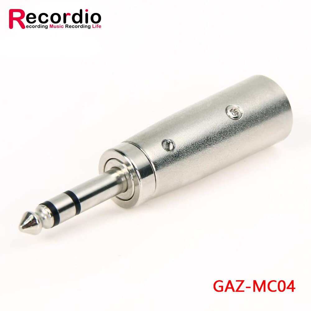 GAZ-MC15 6.35Mm Stereo Male Naar Kaart 3 Core Vrouwelijke Audio Adapte: GAZ-MC04