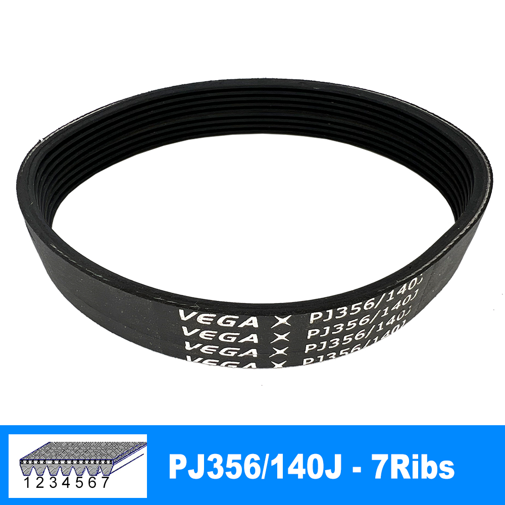 VEGA V-Belt PJ356 140J 3/4/5/6/7 costillas para correa de Motor modelo RC DIY: Morado