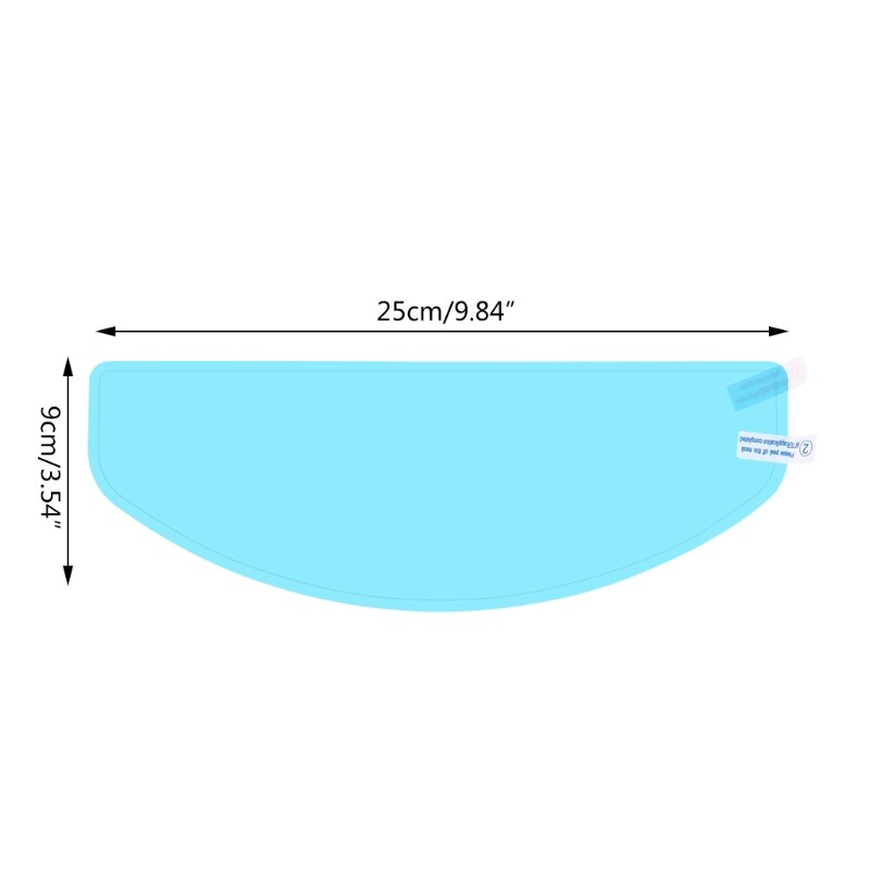 Motorcycle Helmet Waterproof Rainproof Anti-Fog Lens Film Clear Visor Shield