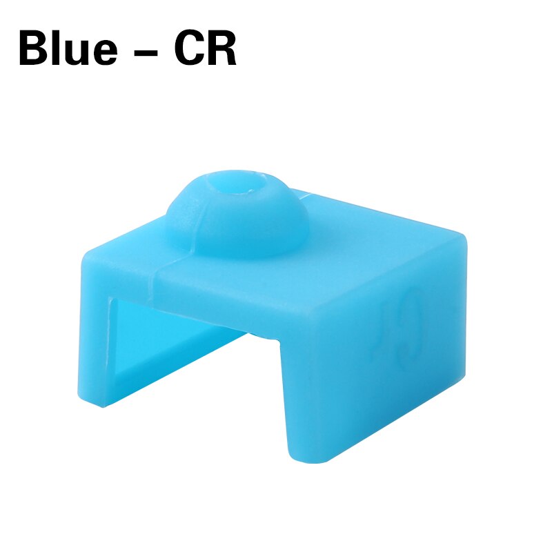 Für V6/MK7 MK8 MK9/MK10/Volnaco Silikon Socken Heizung Block Hotend Protector Isolierung Abdeckung Für 3D drucker Heißer Ende Wärme Block: Blue- CR