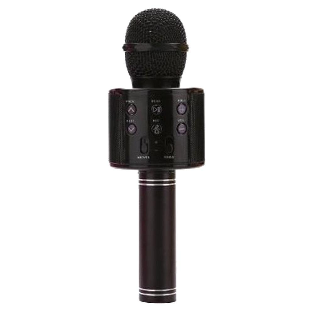 Bluetooth Karaoke Microfoon Draadloze Microfoon Professio Speaker Handheld Microfone Speler Zingen Recorder Mic Dropshipper: Black