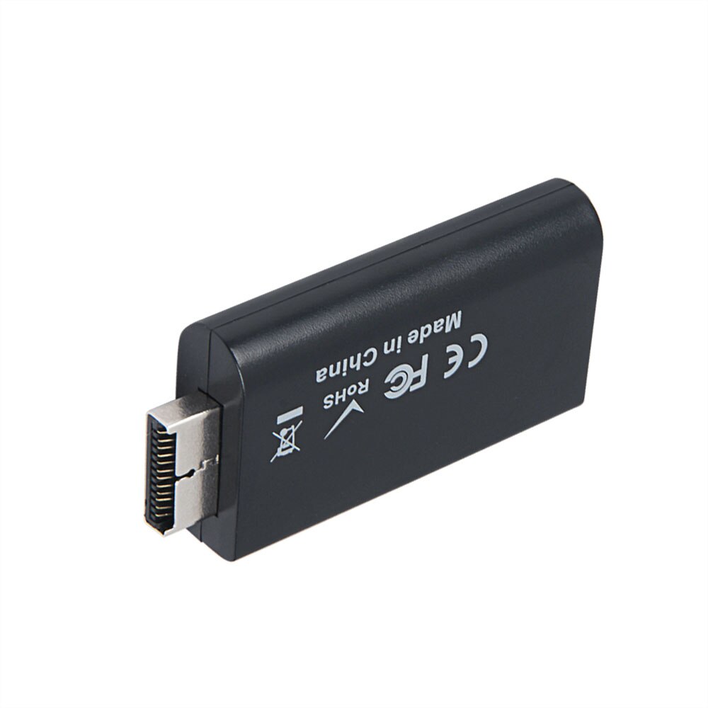 Mini for PS2 to HDMI Video Converter Adapter with 3.5mm Audio Output for HDTV PC Support Plug And Play