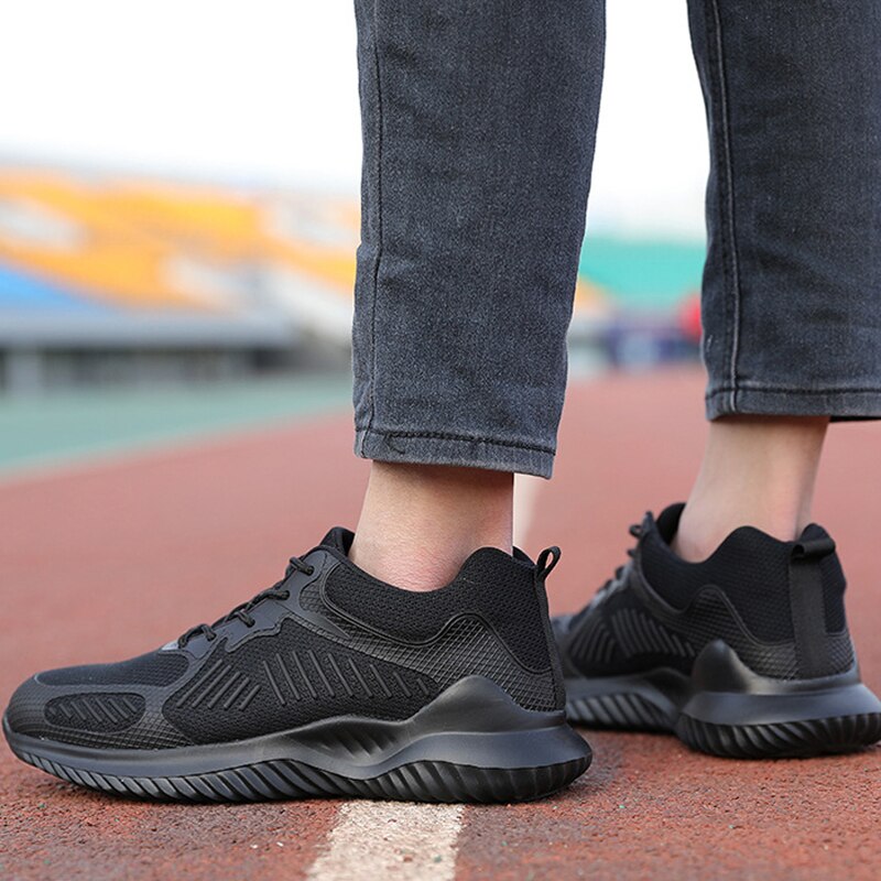 Unzerstörbare arbeitsschuhe mit stahlkappe, durchtrittsichere sneaker, industriesicherheitsschuhe, draussen-schutzstiefel