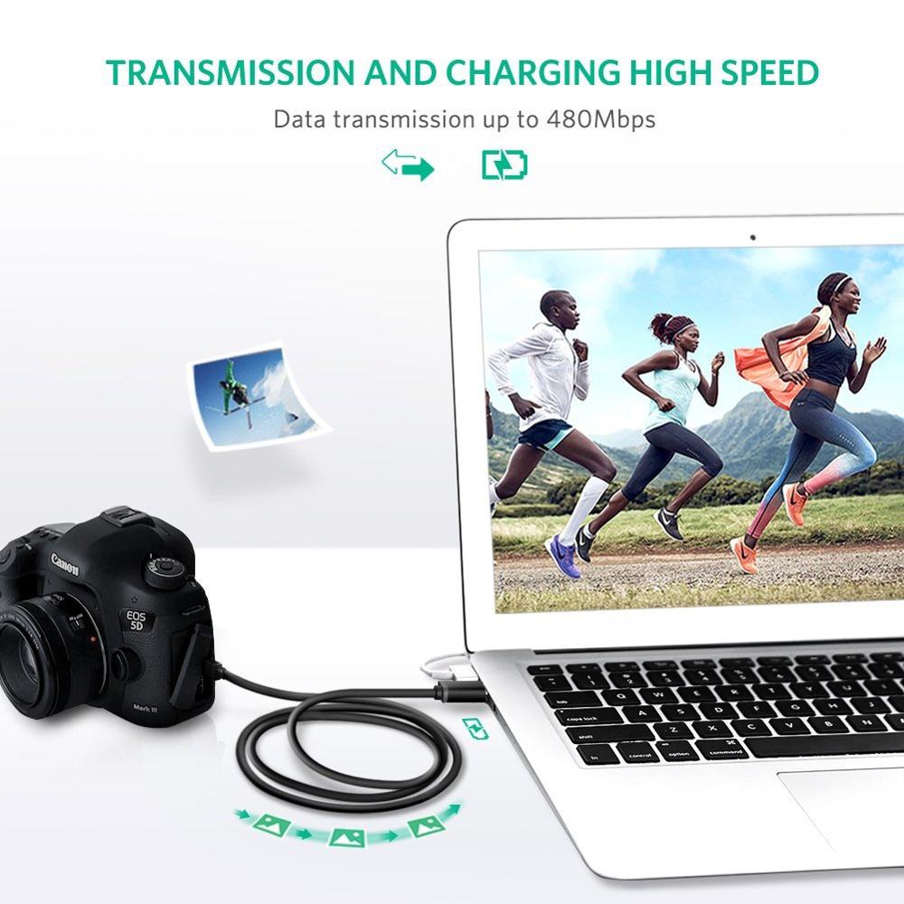 Usb Kabel Fabrikant Hoge Snelheid 2A 2725 Mini Usb Data Kabel Draad 3FT