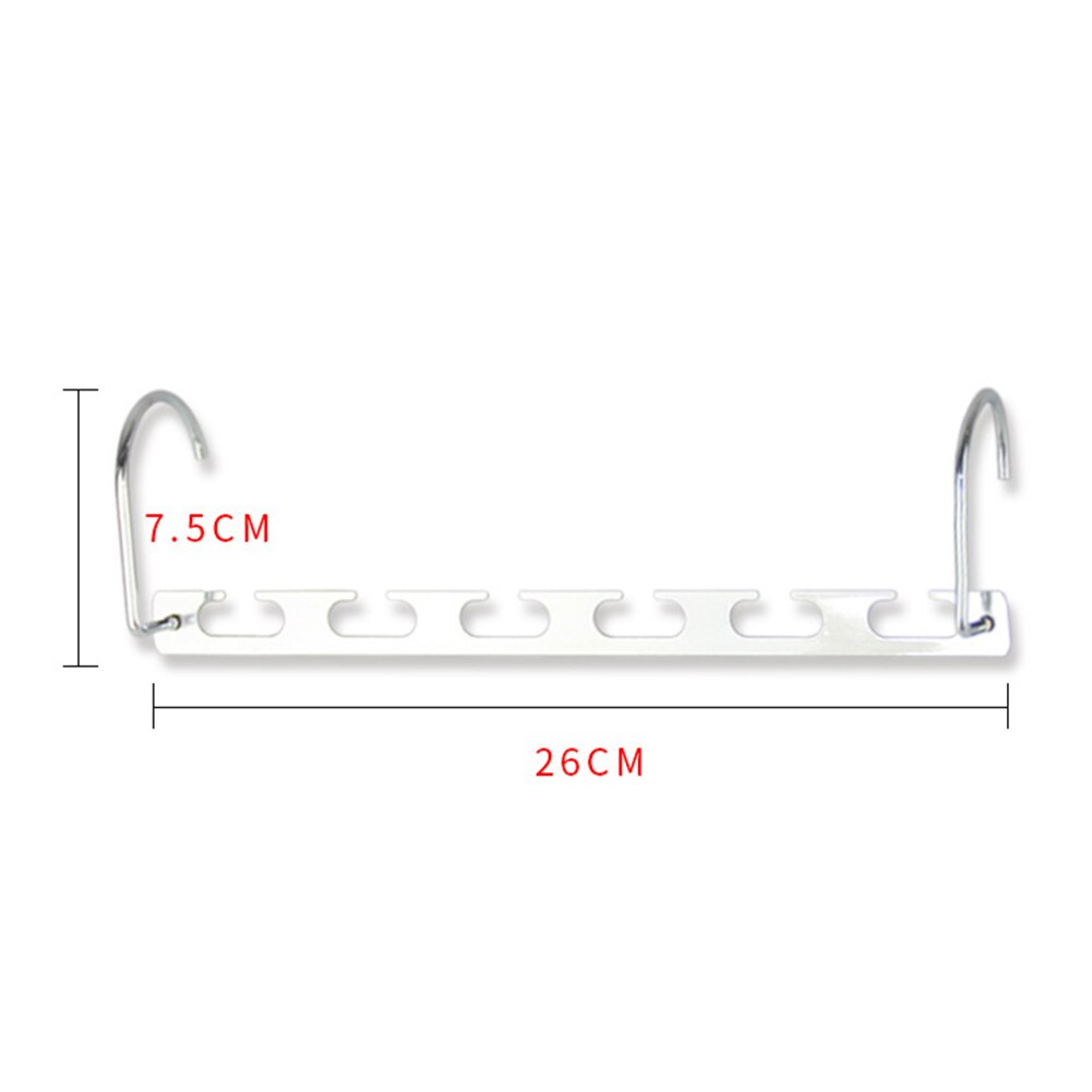 Stainless Steel Clothes Hangers Hanging Chain Metal Cloth Closet Hanger Shirts Tidy Save Space Organizer Hangers