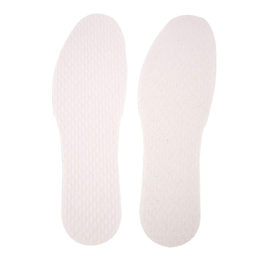 Semelles intérieures jetables en pulpe de bois naturel pour homme et femme, 5 paires de semelles de sueur, douces et confortables