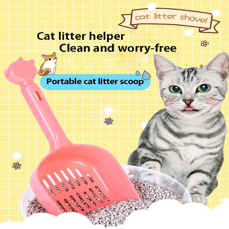 Huisdier Schoonmaakproducten, Plastic Kattenbakvulling Schop, een Goede Helper Voor Kleine En Middelgrote Katten En Honden Om Schoon Kat Wc