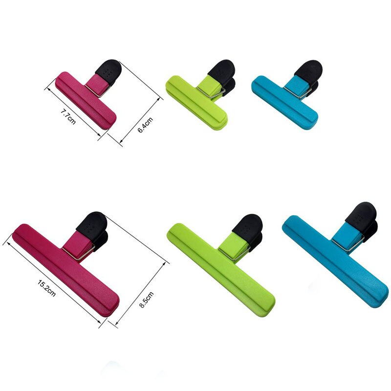 Universal Plastic Food Sealing Bag Clip Fresh Moisture-proof Snack Sealing Clip Postcard File Binder Clip Kitchen Tools