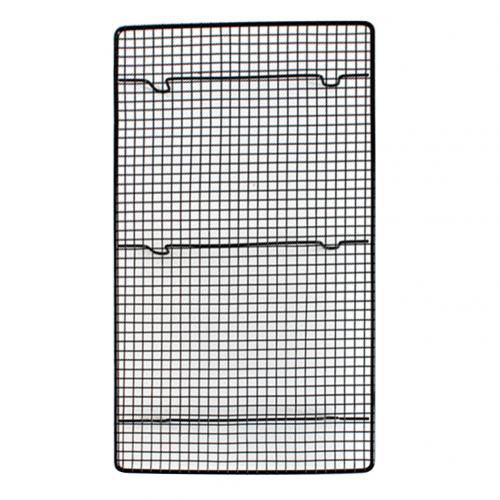 Rejilla de alambre de acero inoxidable, bandeja refrigerante para pastel, estante para comida, horno de cocina, Pizza, pan, barbacoa, galleta, soporte para galletas, estante: Default Title